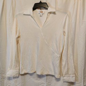 Talbots long sleeve womens shirt size large
